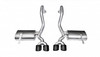 Corsa 2.5" Axle-Back Xtreme Dual Exhaust Black 4" Tips 97-2004 Corvette C5/Z06 5.7L V8 Stainless Steel