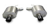 Corsa 2.5" Axle-Back Touring Dual Exhaust 4" Black Tips 09-14 Cadillac CTS-V Sedan 6.2L V8 Stainless Steel