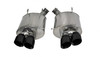 Corsa 3" Axle-Back Sport Dual Exhaust Black 4" Tips 13-14 Mustang Shelby GT500 5.8L Stainless Steel