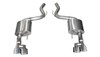 Corsa Mustang Axle-Back Exhaust System 18-19 Ford Mustang GT 5.0L V8 Polished 3" W/Twin 4" Tips Sport Sound Level