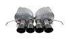 Corsa Corvette 2.75" Valve-Back w Dual Mode NPP Dual Rear Exit with Quad 4.5" Black Pro-Series Tips Corsa