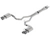 Borla ATAK Cat-Back Exhaust System 2018-2023 Ford Mustang GT 5.0L V8 Auto/Man Trans Rear Wheel Drive 2 Door w/OUT Active Valve Exhaust. NOT Recommended Convertible - 140746CF