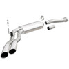 Magnaflow SS Cat-Back Exhaust System 5x8x18" Muffler 3/2.5" Same Side Before Pass Rear Tire 3.5" Pol Tips Mandrel Bent