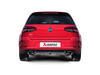 Akrapovic 2017+ Volkswagen Golf GTI (MK7) Slip-On Line (Titanium) w/ Carbon Fiber Tips