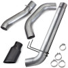 Banks Power Monster Exhaust System for 19-24 Ram 3500 6.7L Cummins Crew Cab Long Bed (DRW) Cerakote Black Tip