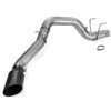 Banks Power Monster Exhaust System for 19-24 Ram 2500/3500 6.7L Cummins Mega Cab Short Bed (SRW) Cerakote Black Tip