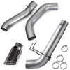Banks Power Monster Exhaust System for 19-24 RAM 2500/3500 6.7L Cummins Mega Cab Short Bed (SRW) Chrome-Plated Stainless Tip