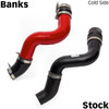 Banks Power Boost Tube Upgrade Kit Fits 19-24 Ram 2500/3500 6.7L Cummins Red Powdercoat