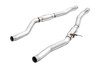 AWE Resonated Touring Edition Exhaust for A90 Supra - 5" Chrome Silver Tips