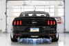 AWE Touring Edition Cat-back Exhaust for S550 Mustang GT - Dual Tip - Chrome Silver Tips