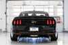 AWE Touring Edition Cat-back Exhaust for S550 Mustang GT - Dual Tip - Diamond Black Tips