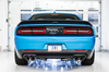AWE Track Edition Exhaust for 15+ Challenger 6.4 / 6.2 SC - Chrome Silver Quad Tips