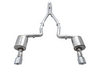 AWE Touring Edition Exhaust for 15+ Charger 6.4 / 6.2 SC - Non-Resonated - Chrome Silver Tips