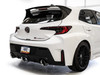 AWE Touring Edition Exhaust for GR Corolla - Chrome Silver Tips