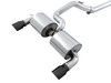 AWE Touring Edition Cat-back Exhaust for Ford Focus RS - Non-Resonated - Diamond Black Tips
