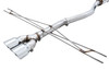 AWE Track Edition Exhaust for 10th Gen Civic Si Coupe / Sedan (includes Front Pipe) - Dual Chrome Silver Tips