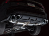 AWE Touring Edition Exhaust for Audi 8Y S3 - Chrome Silver Tips