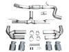 AWE Track Edition Exhaust for Audi 8Y S3 - Chrome Silver Tips