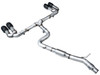 AWE Track Edition Exhaust for Audi 8Y S3 - Diamond Black Tips