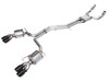 AWE Touring Edition Exhaust for C8 S6/S7 - Diamond Black Quad Tips