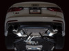 AWE Touring Edition Exhaust for C8 S6/S7 - Diamond Black Quad Tips