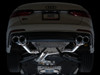 AWE Track Edition Exhaust for Audi C8 S6/S7 - Chrome Silver Tips