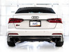 AWE Track Edition Exhaust for Audi C8 S6/S7 - Diamond Black Tips