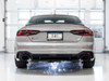 AWE Touring Edition Exhaust for Audi B9 RS 5 Coupe - Non-Resonated - Diamond Black RS-style Tips