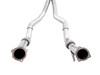 AWE Track Edition Exhaust for Audi B9.5 RS 5 Sportback - Non-Resonated - Diamond Black RS-style Tips