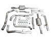 AWE 0FG Catback Split Rear Exit Exhaust for 4th Gen Silverado/Sierra 1500 6.2L (with bumper cutouts) - OE Tips