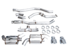 AWE Touring Edition Exhaust for FE1 Civic Si/DE4 Acura Integra - Dual Chrome Silver Tips
