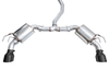 AWE Touring Edition Exhaust for FE1 Civic Si/DE4 Acura Integra - Dual Diamond Black Tips