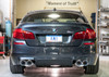 AWE Touring Edition Axle Back Exhaust for BMW F10 M5, Chrome Silver Tips