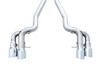 AWE Track Edition Axleback Exhaust for BMW F90 M5 - Chrome Silver Tips