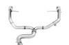 AWE Track Edition Exhaust for VW Golf Alltrack / Sportwagen 4Motion - Chrome Silver Tips