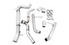 AWE Track Edition Exhaust for VW Golf Alltrack / Sportwagen 4Motion - Chrome Silver Tips
