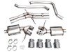 AWE Touring Edition Catback Exhaust for '22+ Porsche Macan 2.9TT - Chrome Silver Tips