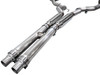 AWE Track Edition Exhaust for S650 Mustang GT Fastback - Dual Chrome Silver Tips