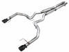 AWE Track Edition Exhaust for S650 Mustang GT Fastback - Dual Diamond Black Tips