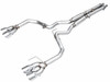 AWE Track Edition Exhaust for S650 Mustang GT Fastback - Quad Chrome Silver Tips