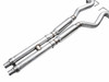 AWE Track Edition Exhaust for S650 Mustang GT Fastback - Quad Chrome Silver Tips