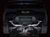 AWE Track Edition Exhaust for S650 Mustang GT Fastback - Quad Diamond Black Tips