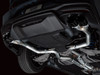 AWE Track Edition Exhaust for S650 Mustang GT Fastback - Quad Diamond Black Tips