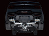AWE SwitchPath™ Exhaust for S650 Mustang GT Fastback - Quad Chrome Silver Tips