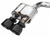 AWE SwitchPath™ Exhaust for S650 Mustang GT Fastback - Quad Diamond Black Tips