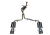 AWE Touring Edition Exhaust for B8 A5 2.0T - Quad Outlet, Diamond Black Tips
