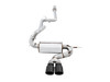 AWE Touring Edition Cat-back Exhaust for Ford Focus ST - Resonated - Diamond Black Tips