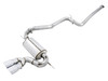 AWE Touring Edition Cat-back Exhaust for Ford Focus ST - Non-Resonated - Chrome Silver Tips