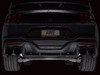 AWE Track Edition Exhaust for S650 Mustang Dark Horse - Quad Diamond Black Tips