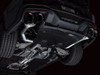 AWE Track Edition Exhaust for S650 Mustang Dark Horse - Quad Diamond Black Tips